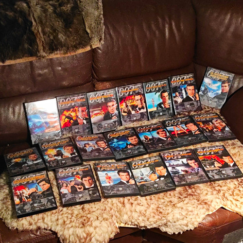 007 james bond - james, dvd-sammlung