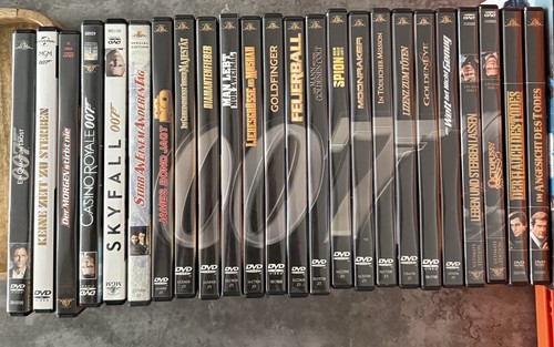James bond 007 dvd - james, sammlung
