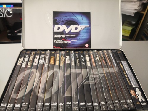 Dvd metal box james bond - james,