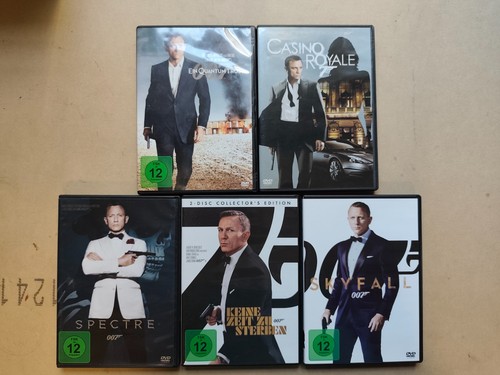 James bond 007 sammlung - sammlung, 5x