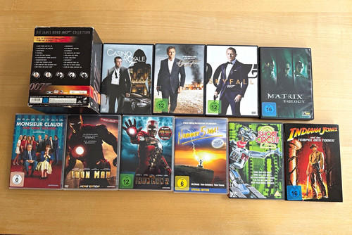 Dvd sammlung james bond - sammlung:,